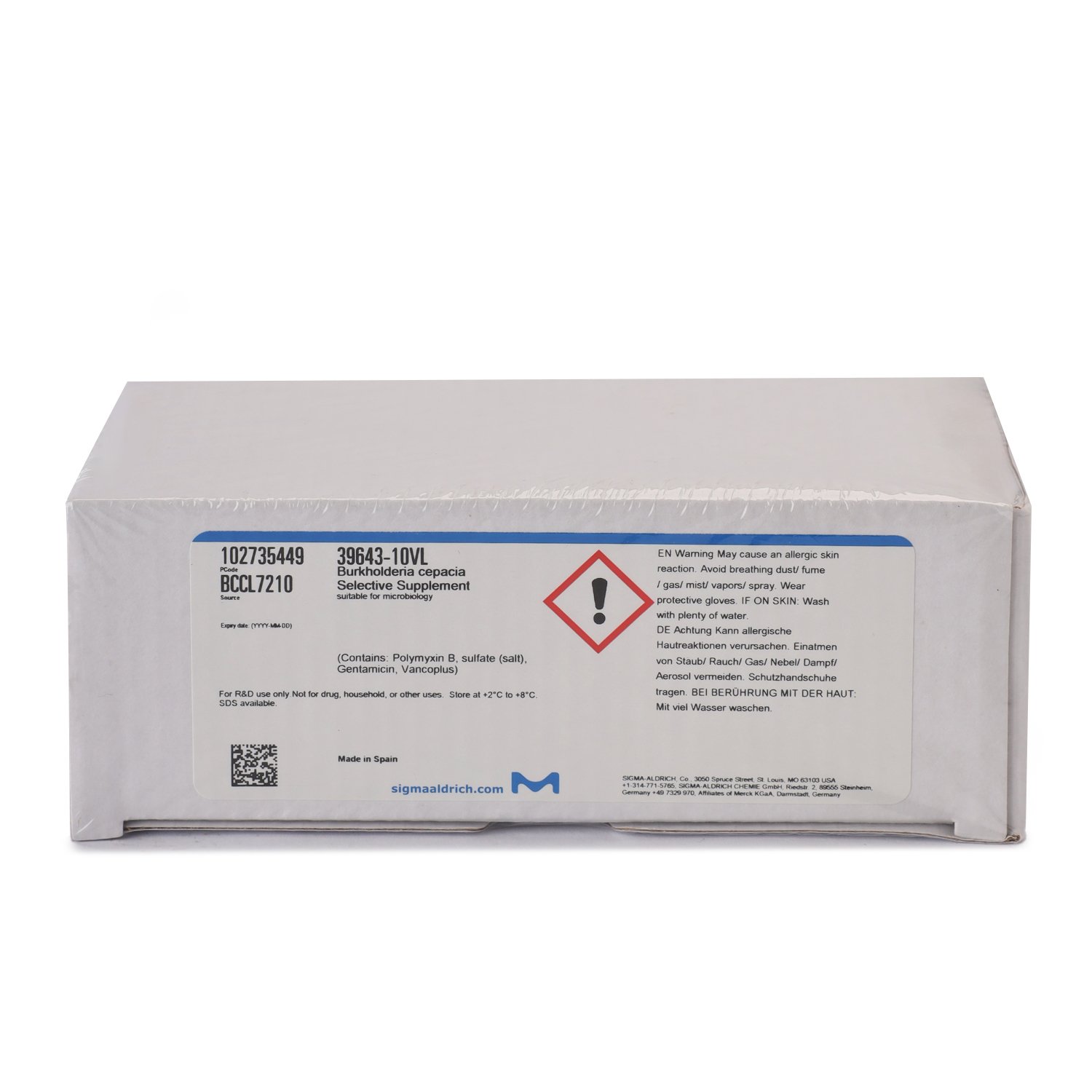 Bacillus Cereus Selective supplement